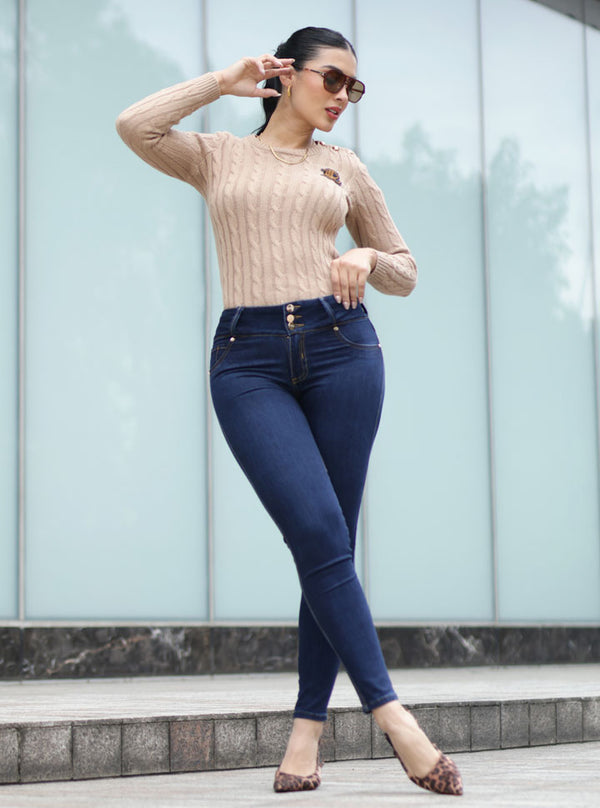 Jean skinny efecto levanta cola