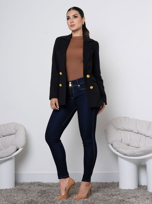 Blazer corte medio